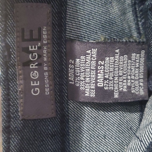 George ME Designs By Mark Eisen Dark Denim Women 2 - Picture 4 of 7